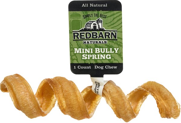 Redbarn Naturals Mini Bully Springs Dog Treats