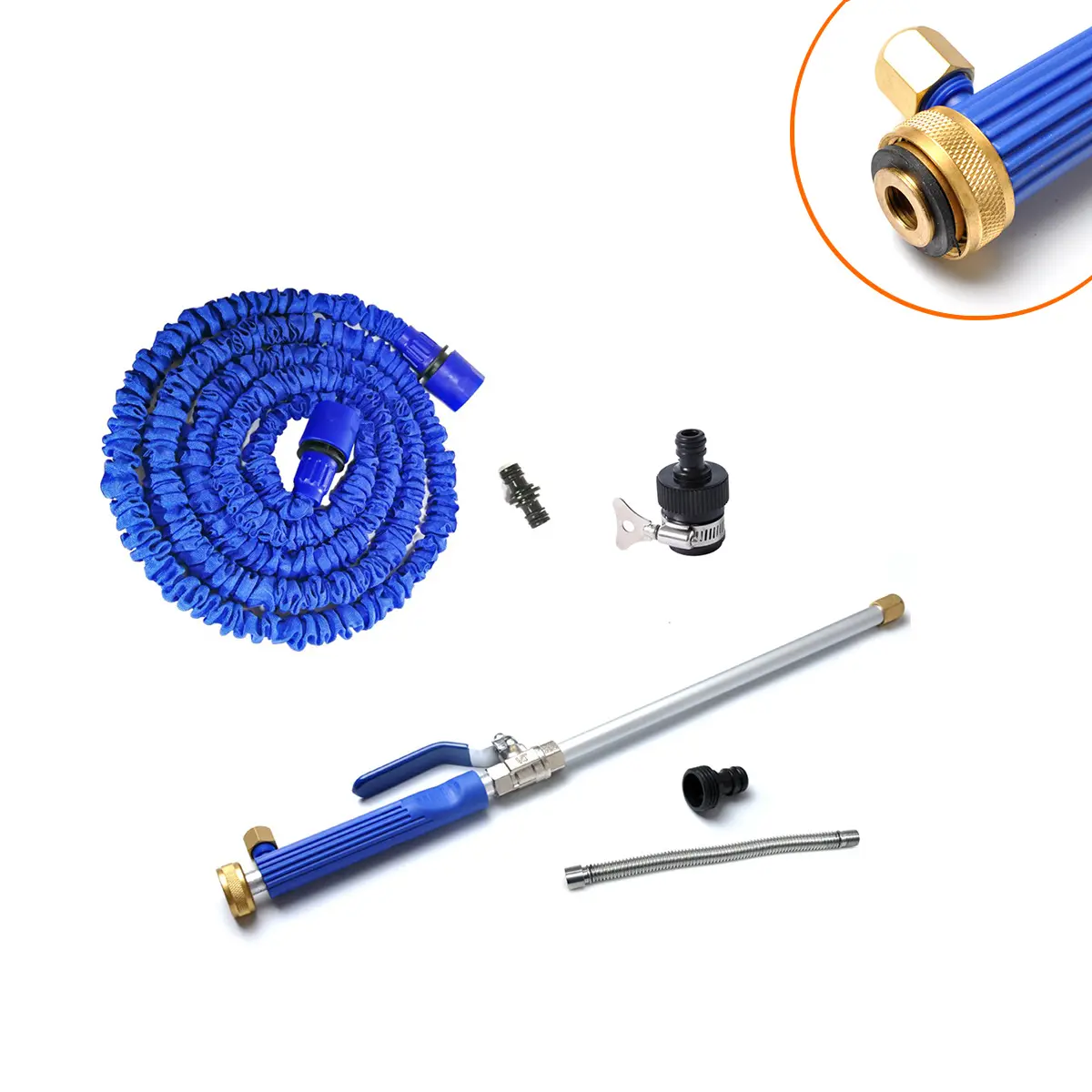 Explosion supply 760mm Water jet high pressure flushing cleaning water gun Garden water gun