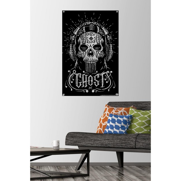 Trends International Call Of Duty Modern Warfare 2 Ghost Calavera Unframed Wall Poster Prints