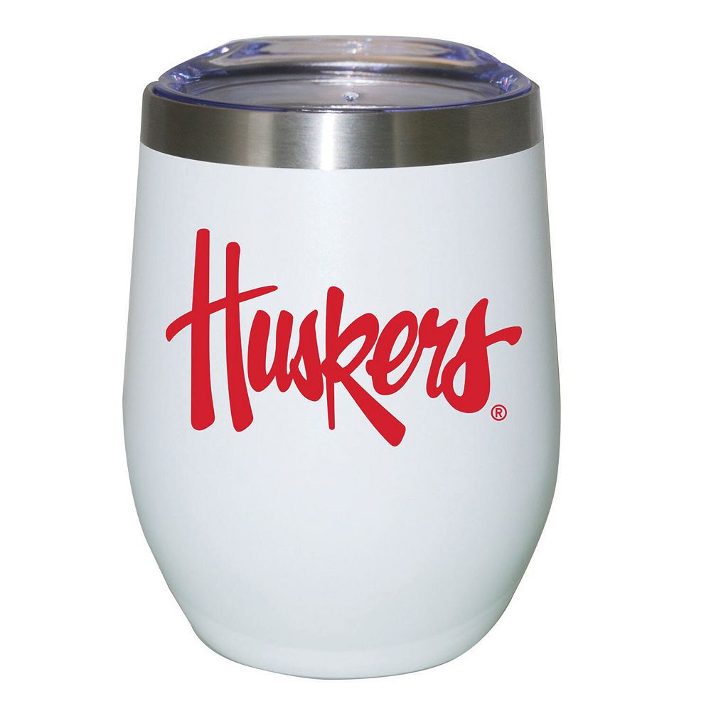 Nebraska Huskers 12oz. Logo Stemless Tumbler