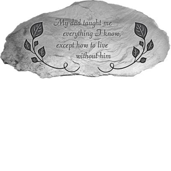 Cathedral Art GS503 10 x 5 in. Dad Memorial Garden Stone