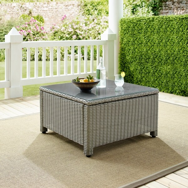 Bradenton Outdoor Wicker Sectional Coffee Table