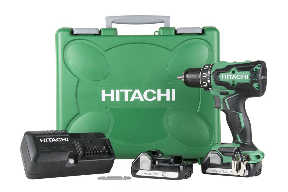 18 V Cordless Brushless Driver Drill (1.5Ah x 2) Kit ;