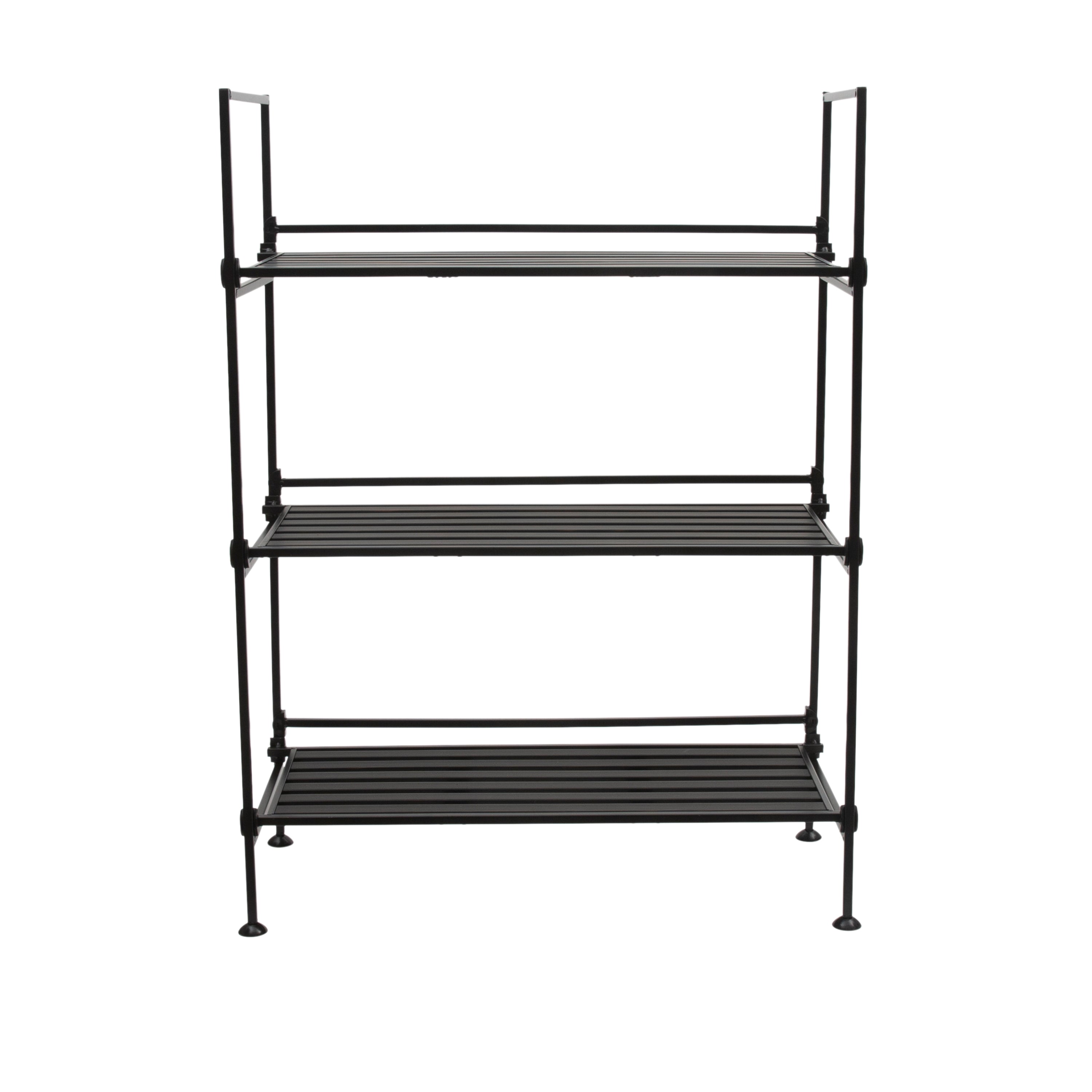 Organize It All 3 Tier Freestanding Shelf in Espresso