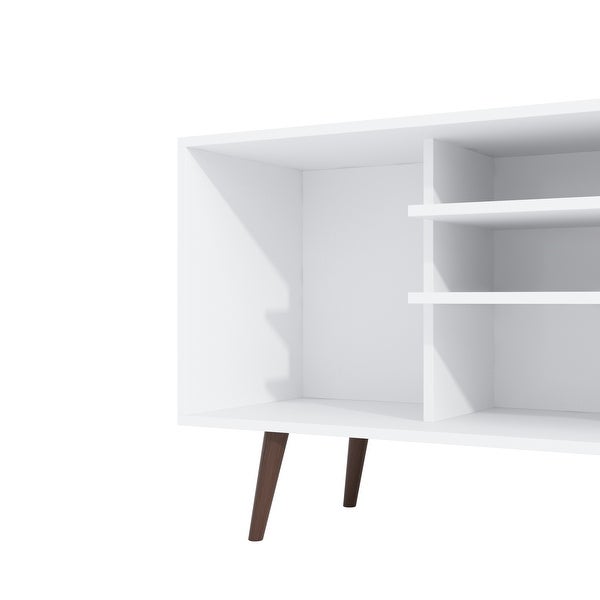 TV Stand Use in Living Room Furniture with 1 storage and 2 shelves Cabinet