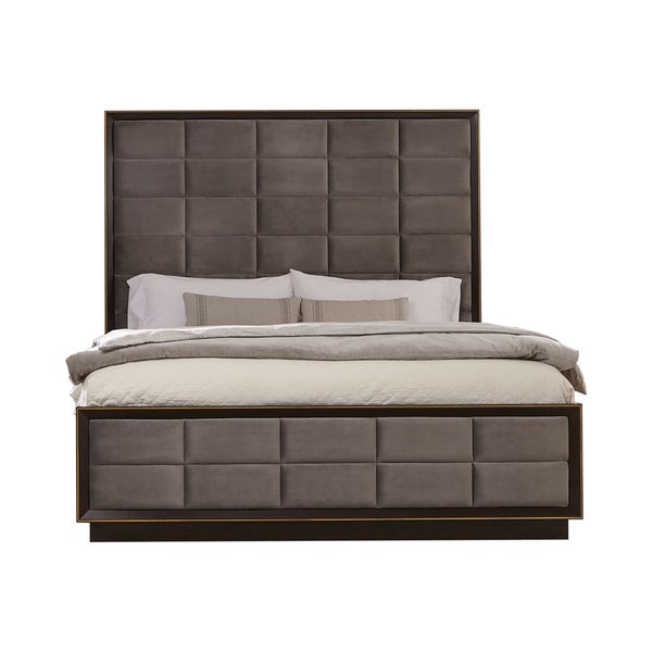 Modesto Smoked Peppercorn and Grey 6-piece Panel Bedroom Set - - 30781104