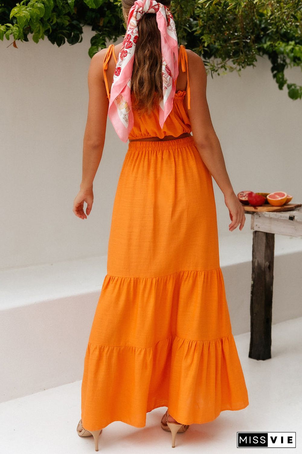 Sunlit Romance Two-Piece Swing Dress