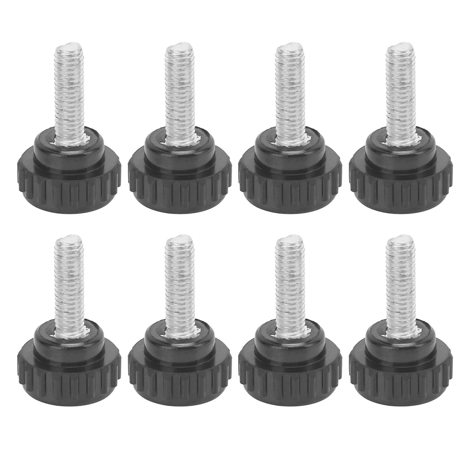 10pcs Clamping Knob Jig Bolt Lathe Hand Grip Twist Nut Straight Thread Locking Handle M6x20x20