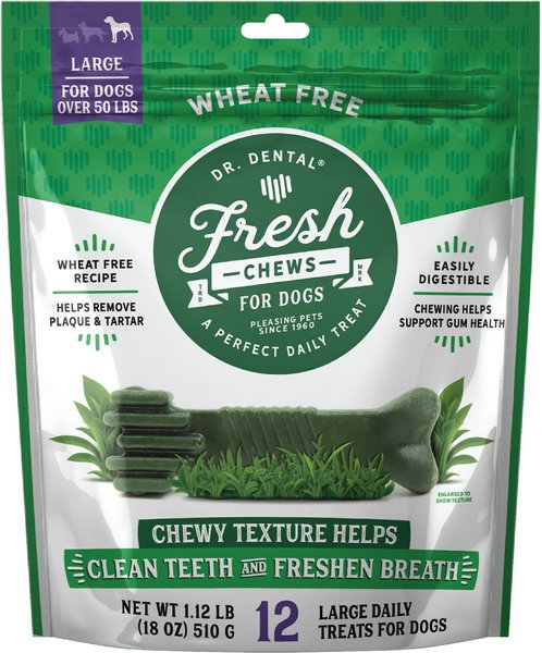 Dr. Dental Fresh Chews Large Dental Dog Treats