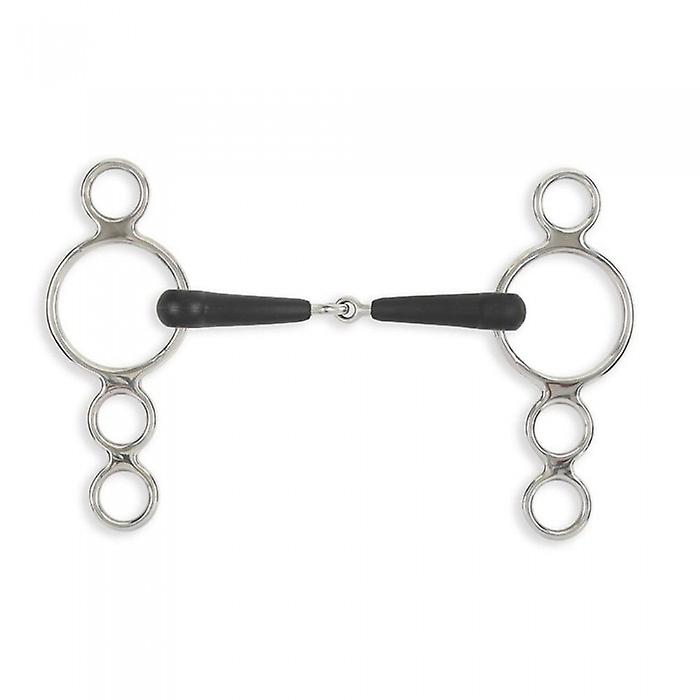 Equirubber Equikind+ Jointed Horse 3 Ring Gag Bit