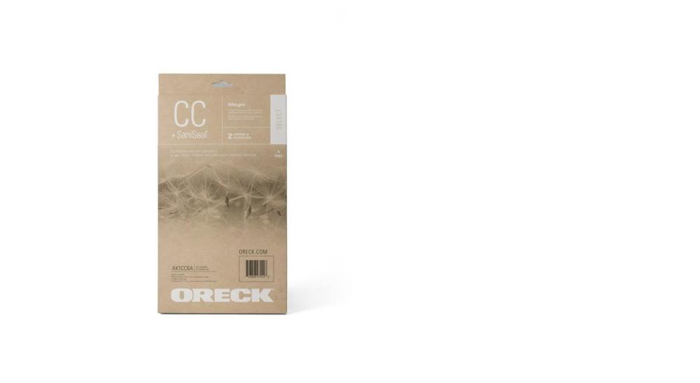 Oreck Type CC Select Filtration Bag ; 6 pack ;