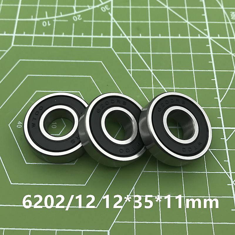 Axk 2pcs 6202/12 Non-standard Special Deep Groove Ball Bearings 6202/12-2rs 6202 12*35*11mm Roulement A Bille Rodamientos