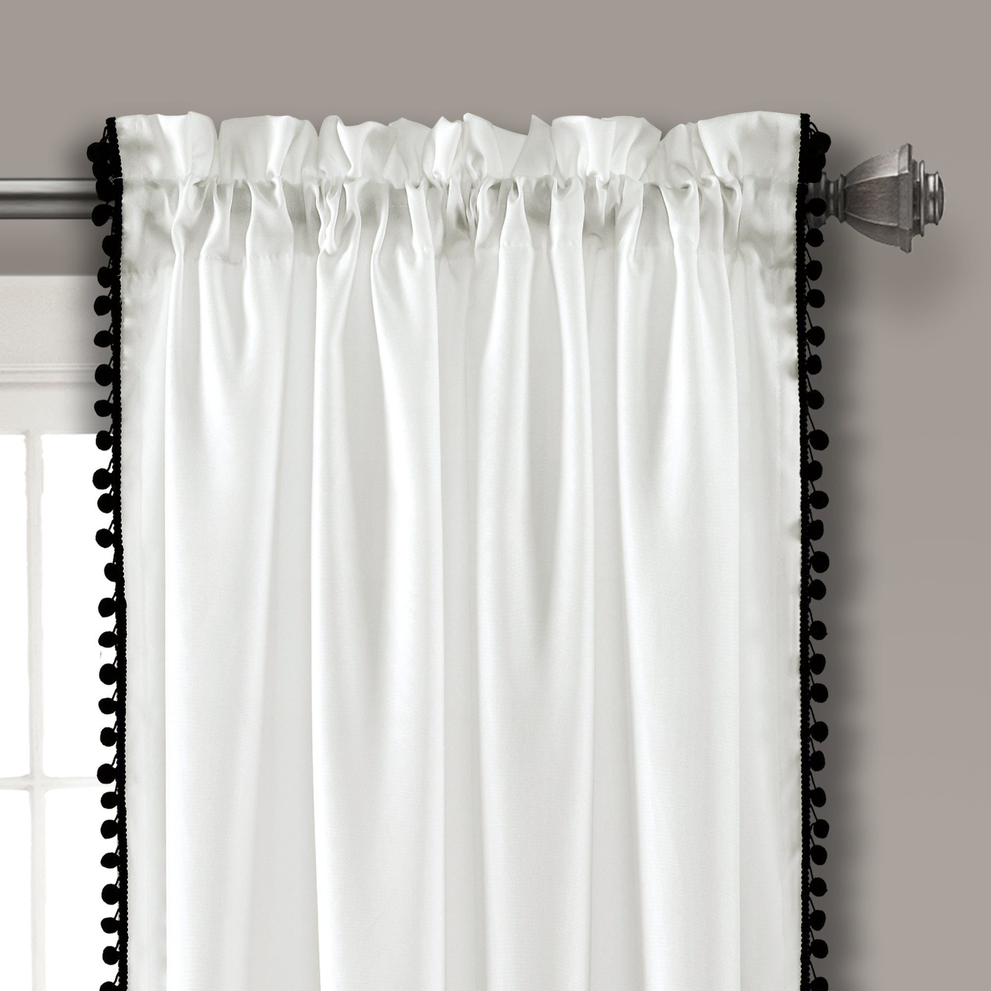 Pom Pom Window Curtain