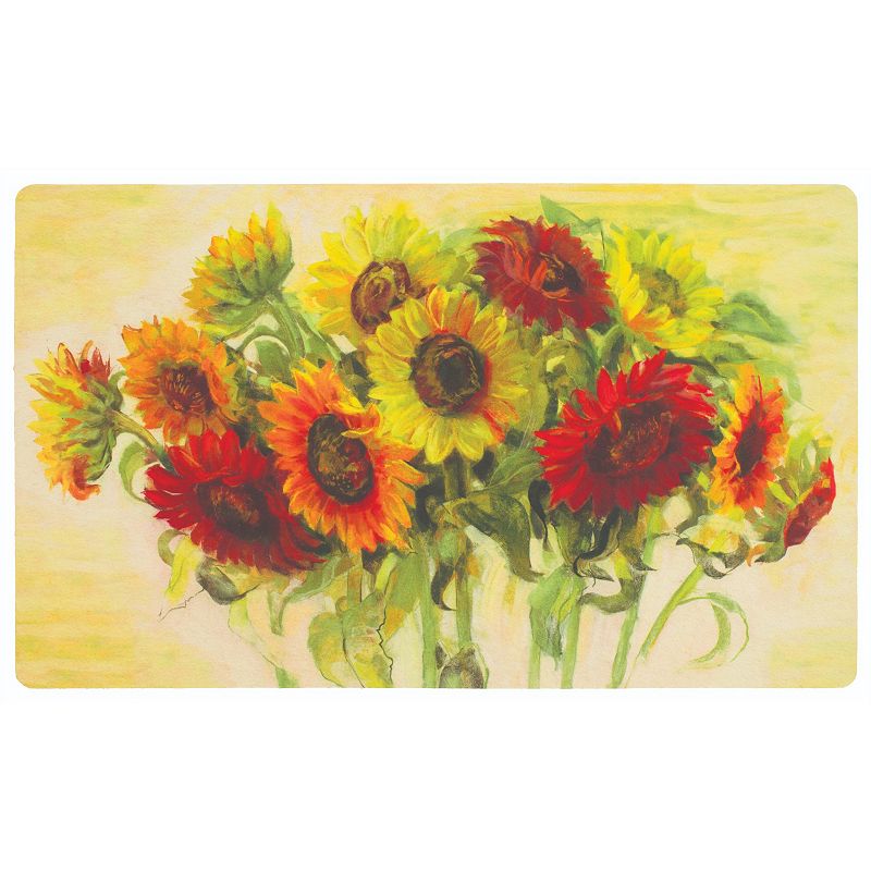 Mohawk® Home Gathering Sunflowers Cushioned Kitchen Mat