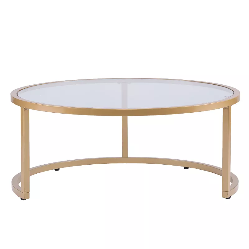 Southern Enterprises Errolaon 2-Piece Nesting Coffee Table Set