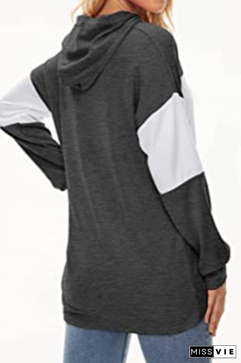 Color Block Hoodies Women Wholesale