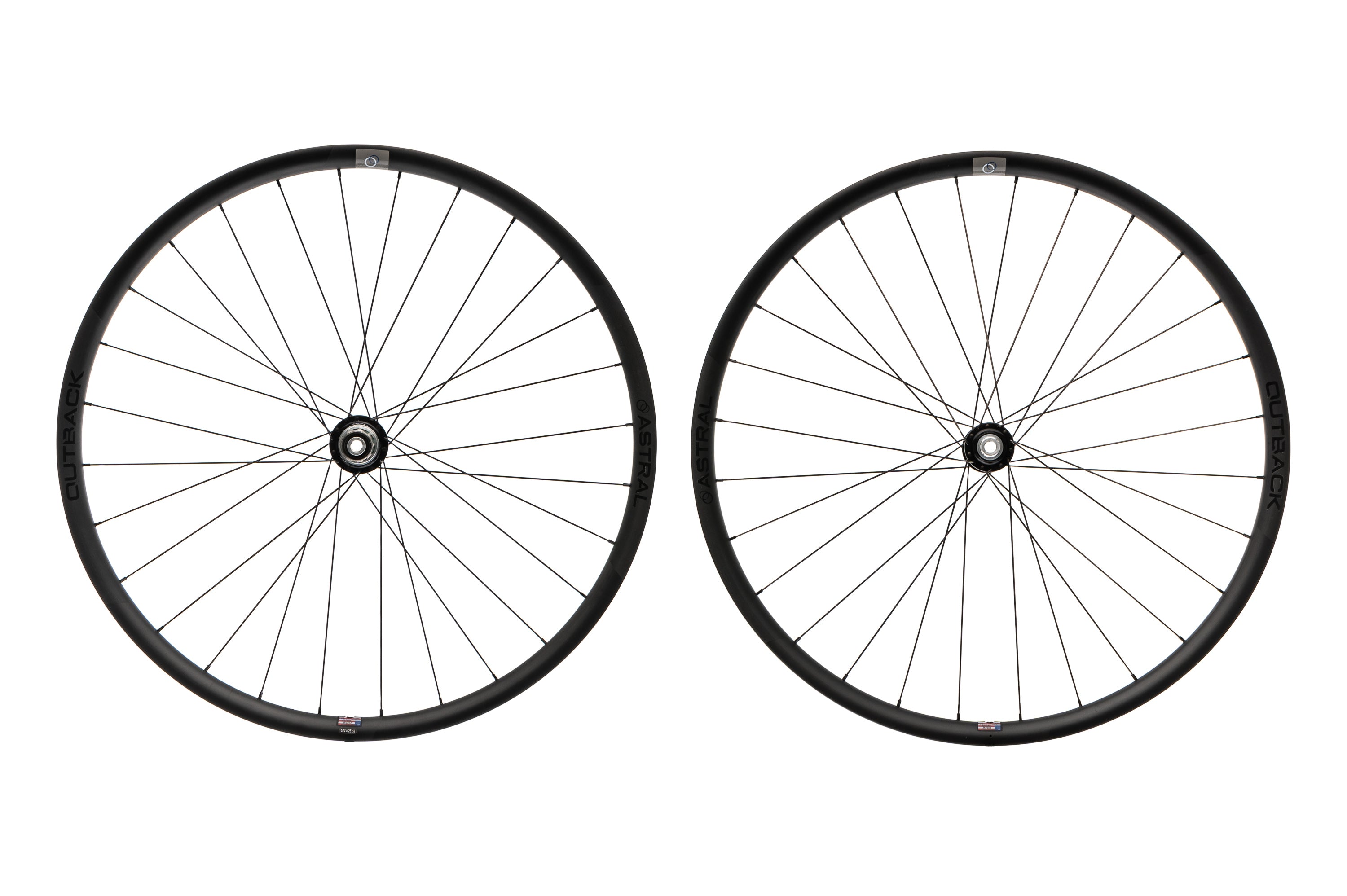 Astral Outback w/ White Industries Hubs Carbon Tubeless 700c Wheelset
