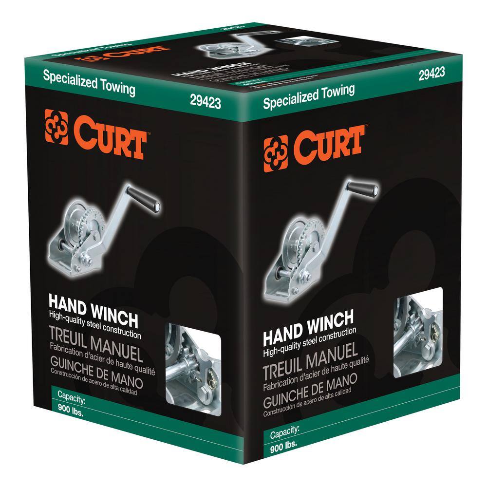 CURT Hand Winch (900 lbs. 6-12