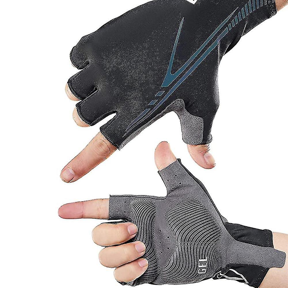 Half Finger Cycling Gloves For Men And Women Padded Road Bike Gloves Shockproof Breathable Mountain Biking Gloves For Running，motorcycle，work Out