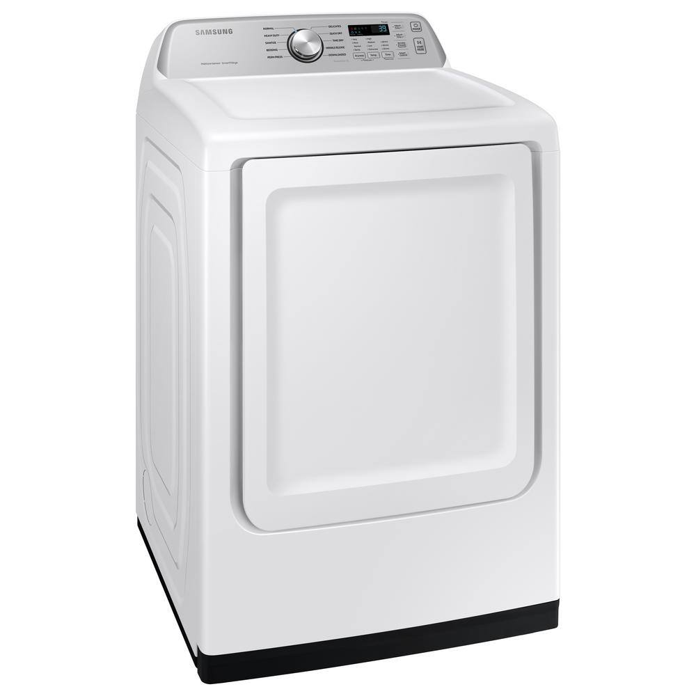  7.4 cu.ft. vented front load Smart Electric Dryer with Sensor Dry in White DVE47CG3500W