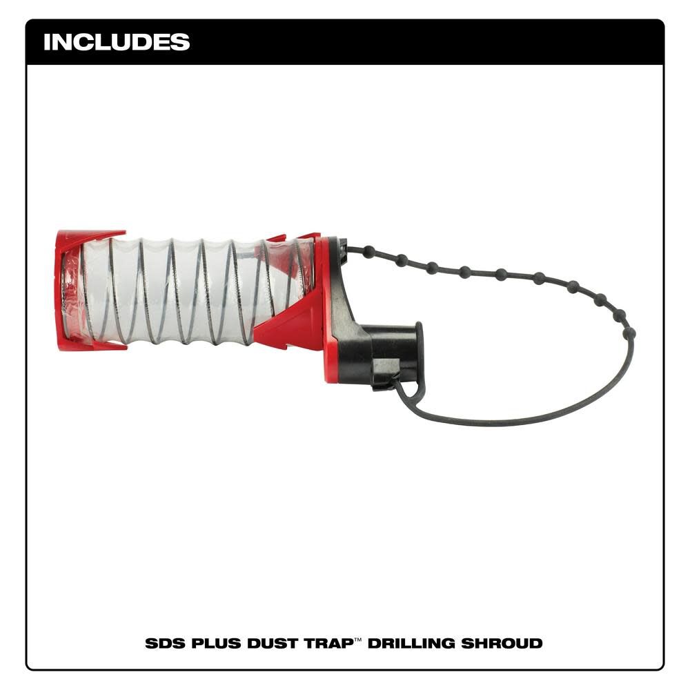 Milwaukee SDS-Plus DUST TRAP Drilling Shroud 48-03-3135 from Milwaukee