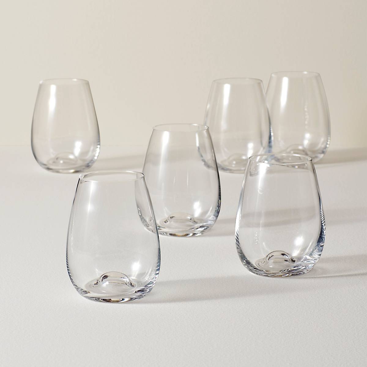 Tuscany Classics Stemless Glass Set, Buy 4 Get 6