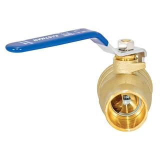 EASTMAN 1 in. x 1 in. Brass Sweat C x C Full Port Ball Valve 20065LF