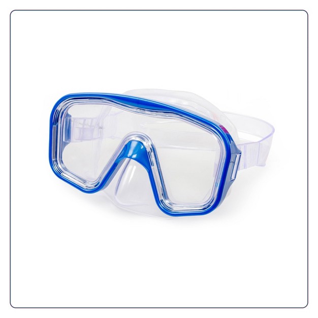 Aqua Leisure Dominica Adult Snorkel Mask Combo Blue