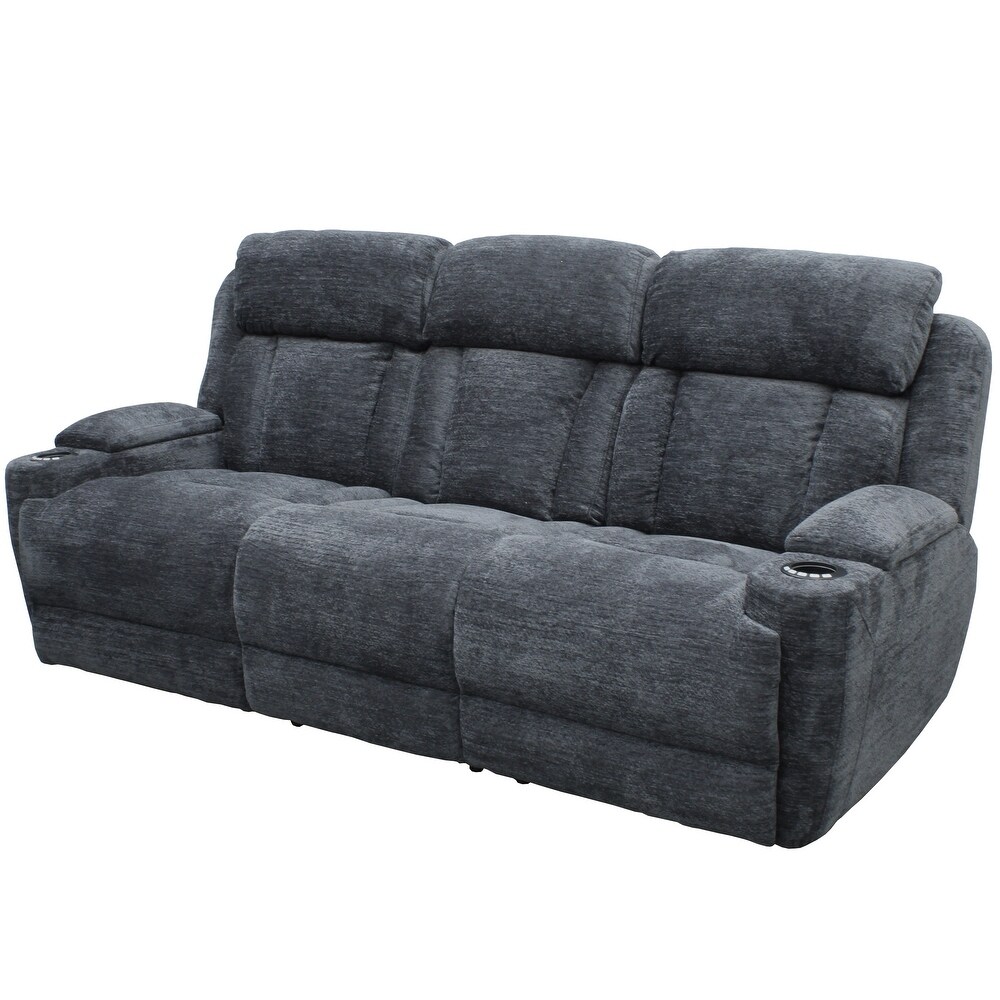 Power Reclining Sofa with Drop Down Console   89W x 39.75D x 42H