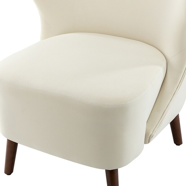 Iolchos Living Room Armless Accent Chair with Wingback by HULALA HOME