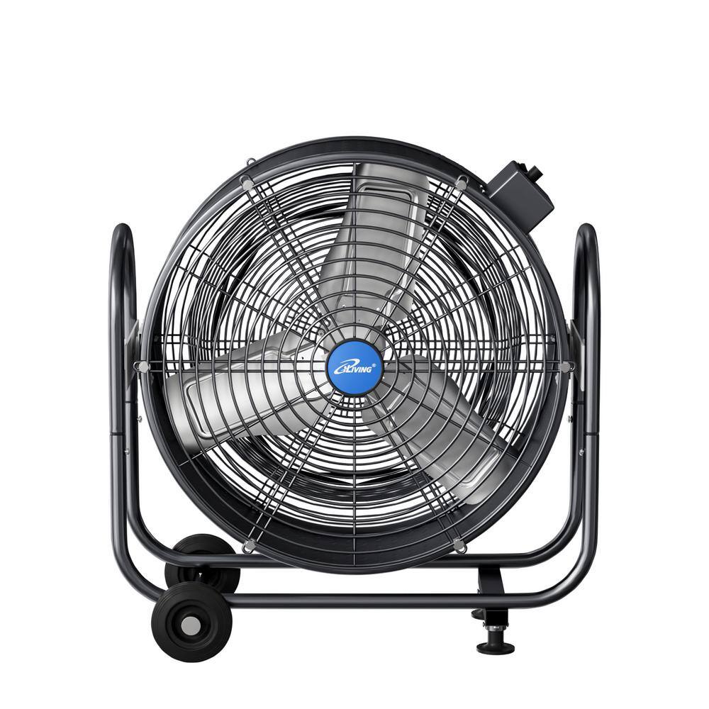 iLIVING 24 in. BLDC Air Circulator High Velocity Floor Fan 115-Volt ILG8M24-70EC