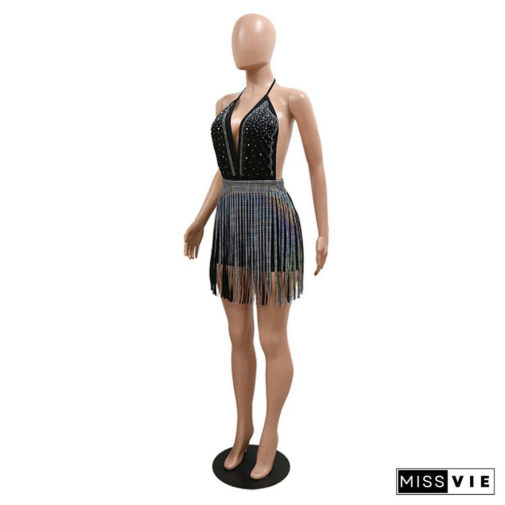 Summer Nightclub Party Diamond Dress