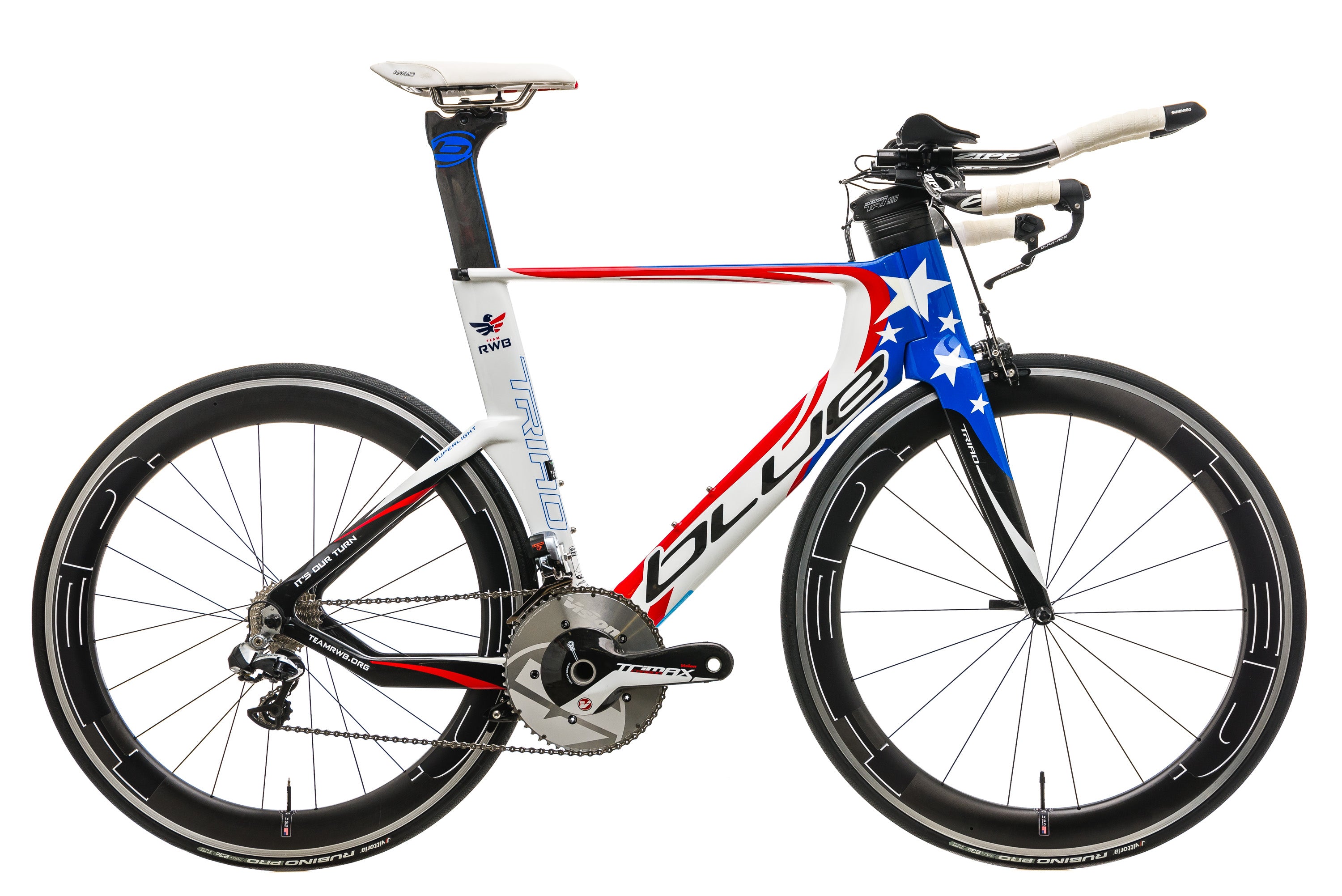 Blue Team RWB Triad SL Triathlon Bike - 2015, Medium