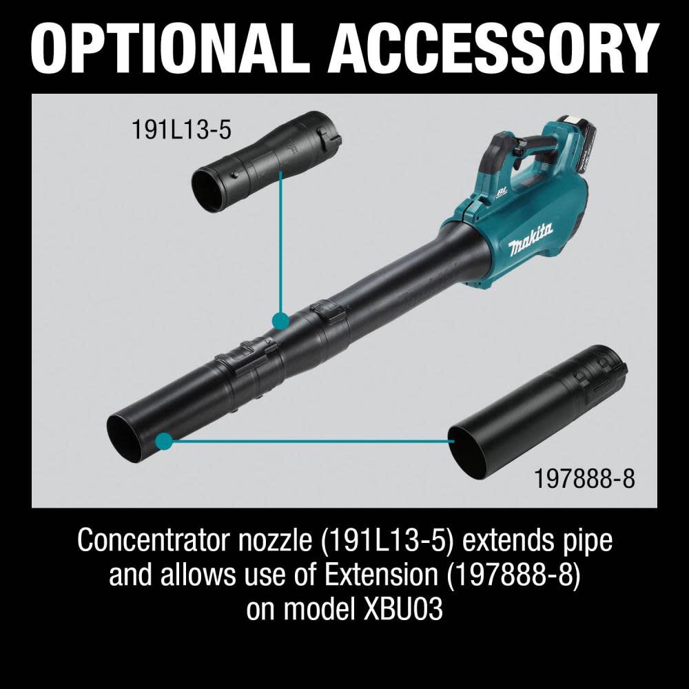 Makita 18V LXT Lithium-Ion Brushless Cordless Blower Kit (4.0Ah) XBU03SM1 from Makita