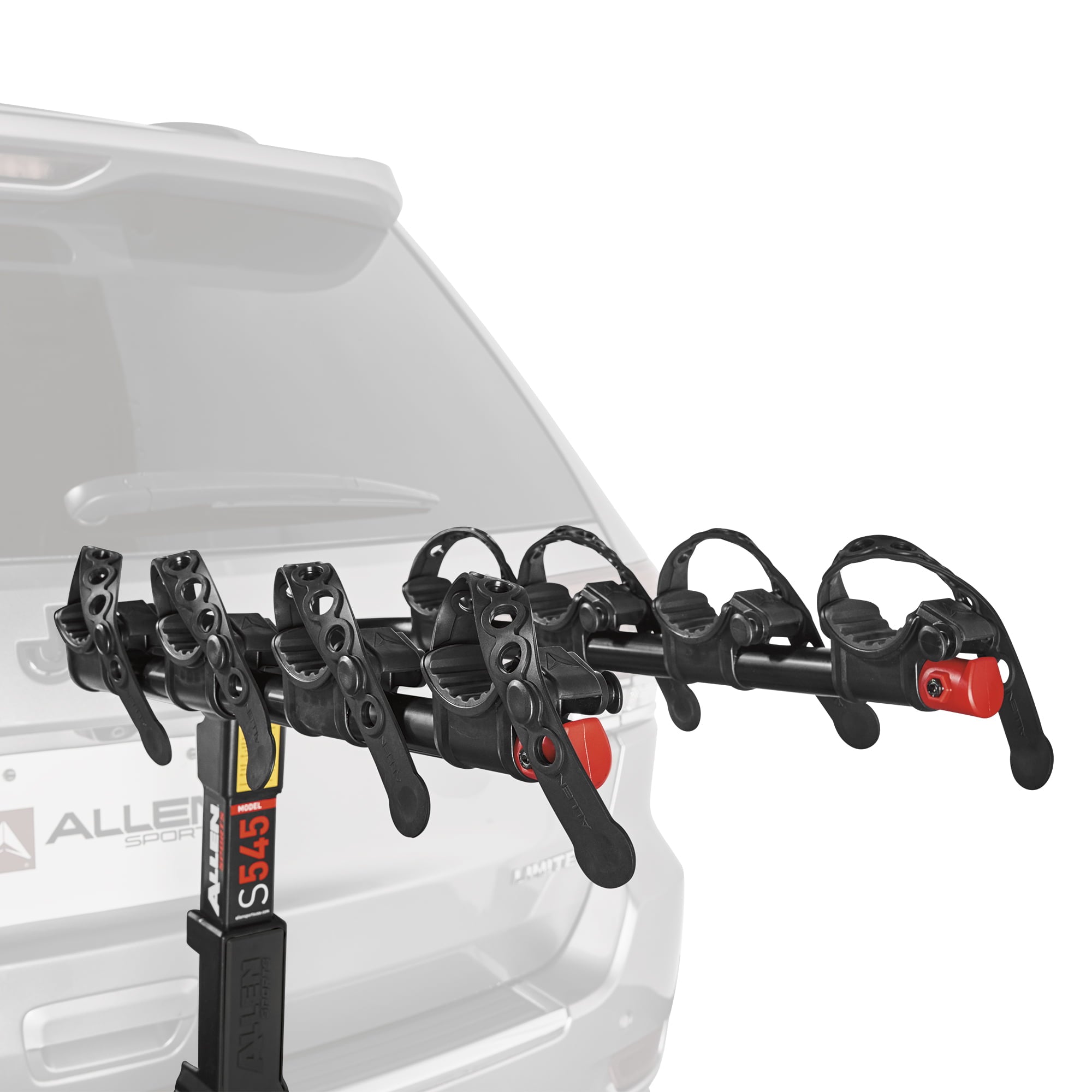 Allen Sports Premier 4-Bicycle Hitch Mounted Bike Rack Carrier， S-545