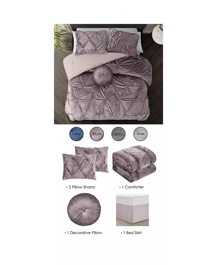 Grace Living Zakiya 5pc Full Queen Comforter Set