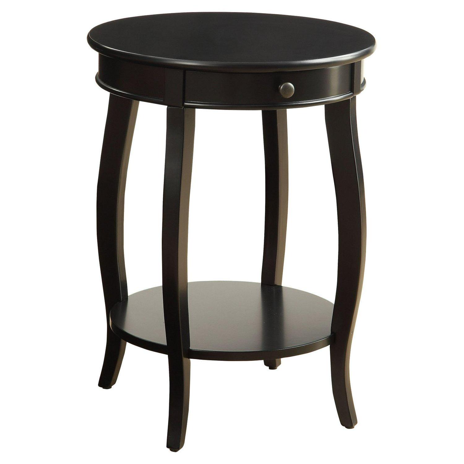 ACME Alysa Traditional Wooden End Table Black 18 W  Crowdfused