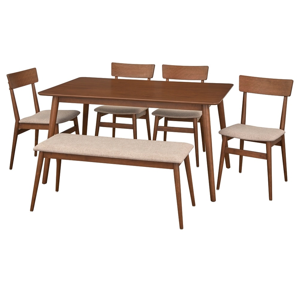 Simple Living Newington 6 piece Dining Set with Bench