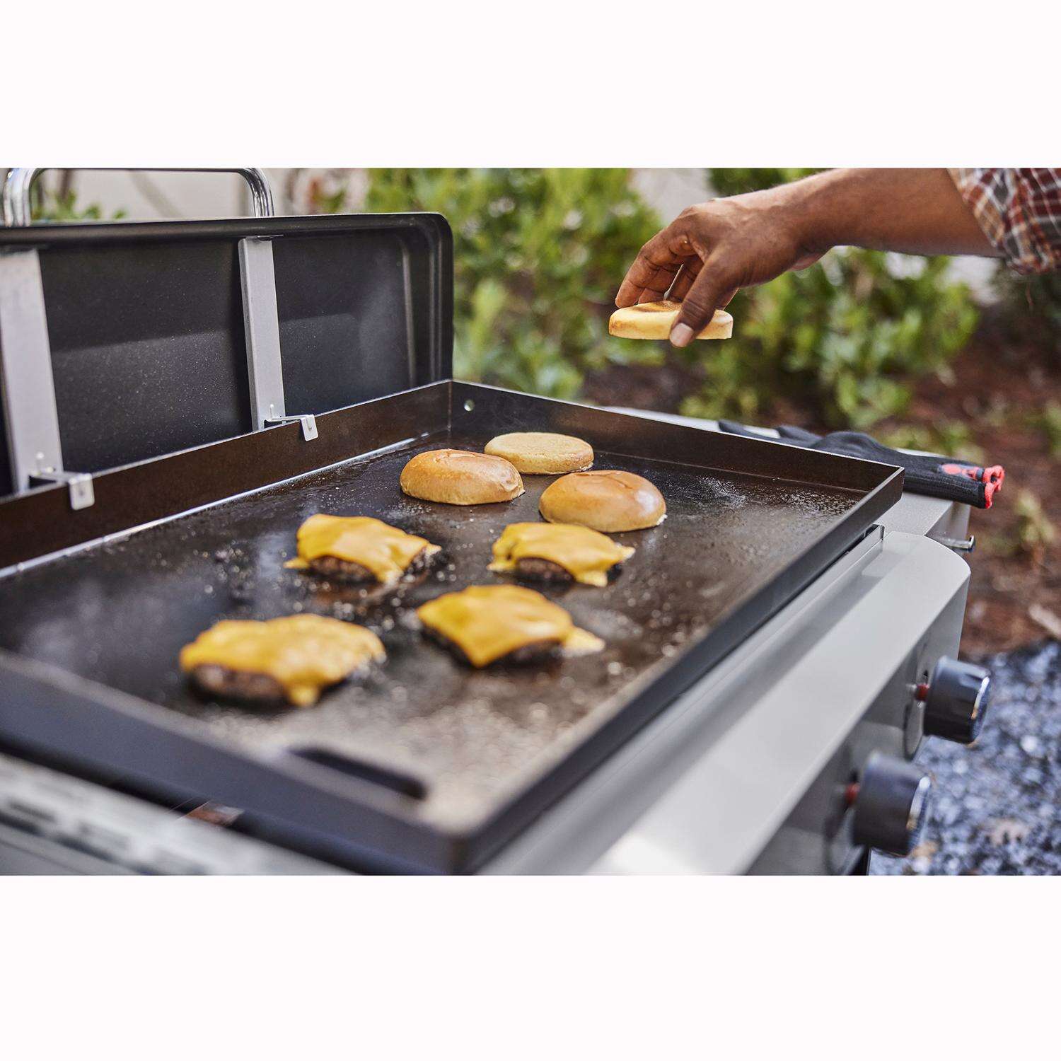 Weber 28in 3 Burner Liquid Propane Outdoor Griddle Black