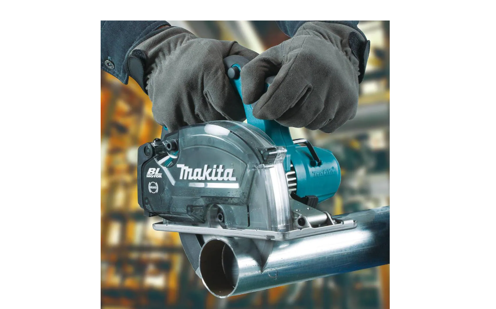 Makita XSC04Z 18-Volt LXT Lithium-Ion Brushless Cordless 5-7/8 in. Metal Cutting Saw with Electric Brake and Chip Collector Tool-Only