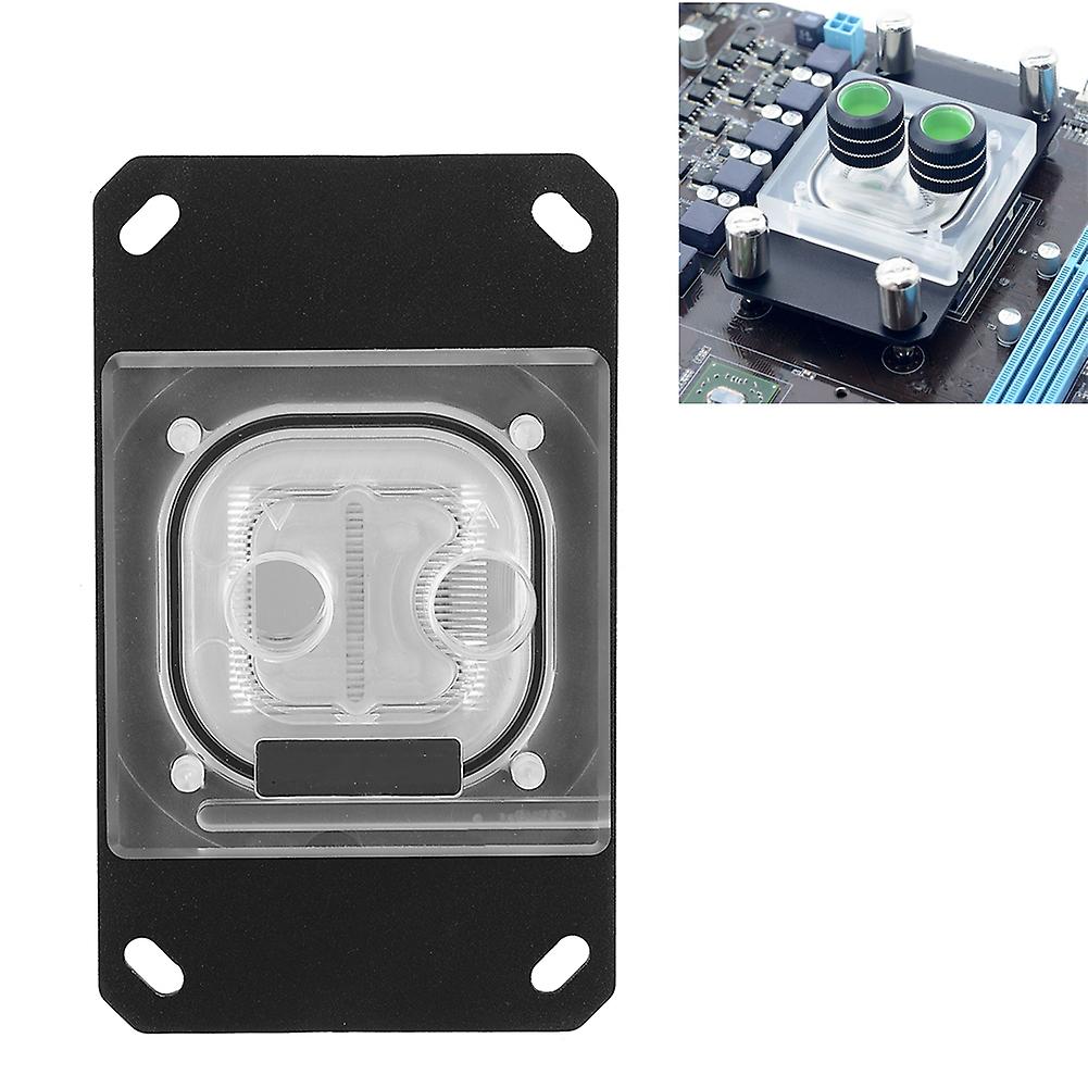 Cpu Water Cooling Block Waterblock Liquid Cooler With 3mm Copper Baseplate For Am2 Am3