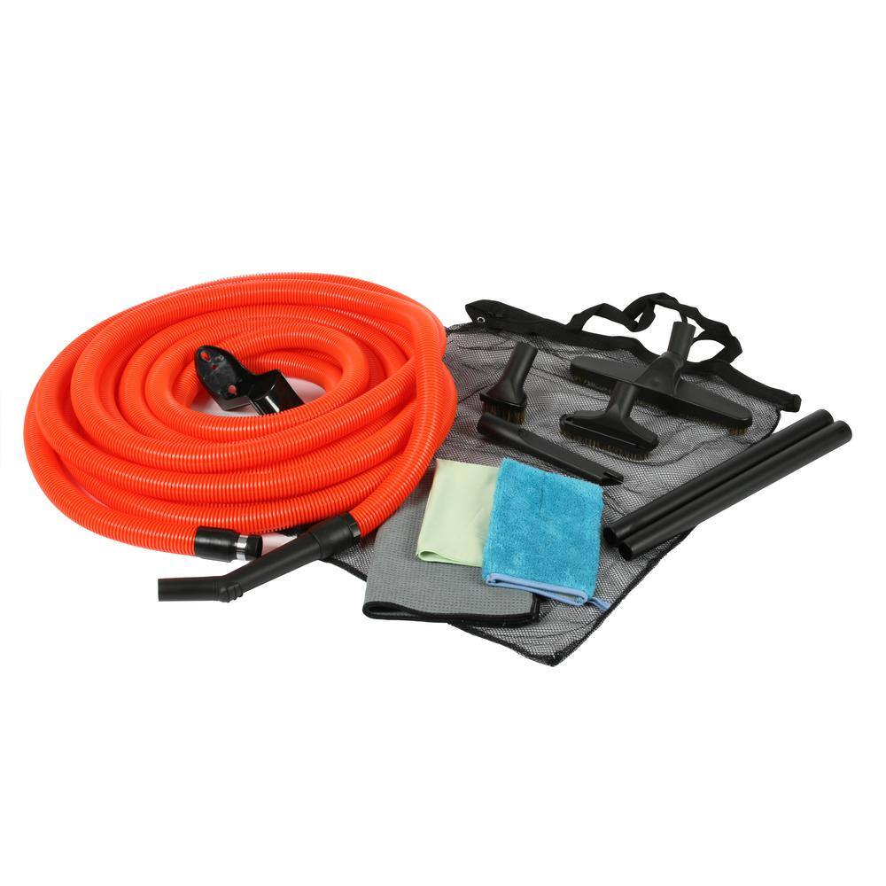 Cen-Tec 1-14 in. Premium Garage Attachment Kit with 50 ft. Hose for Central Vacuums 99669