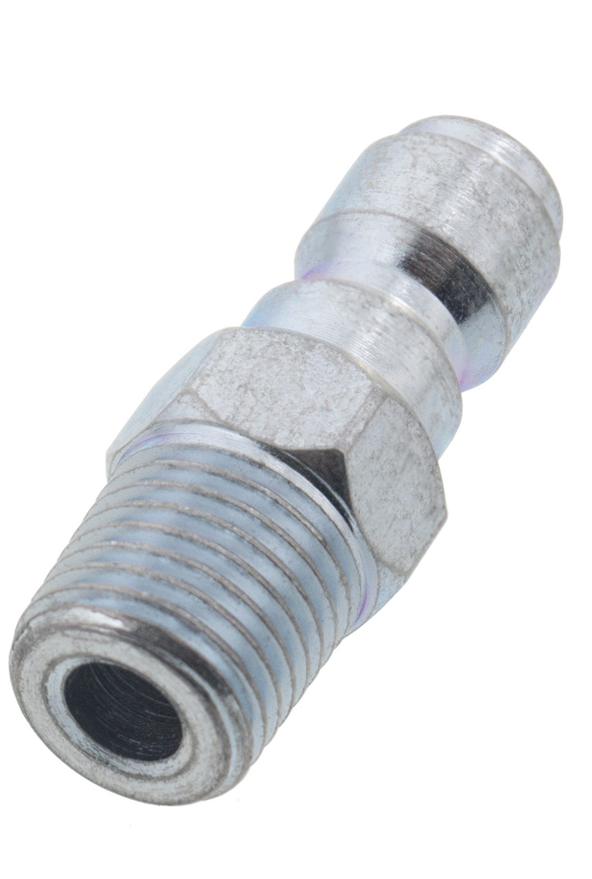 100 Erie Tools 1/4 MPT Male Steel Plug Quick Connect Coupler