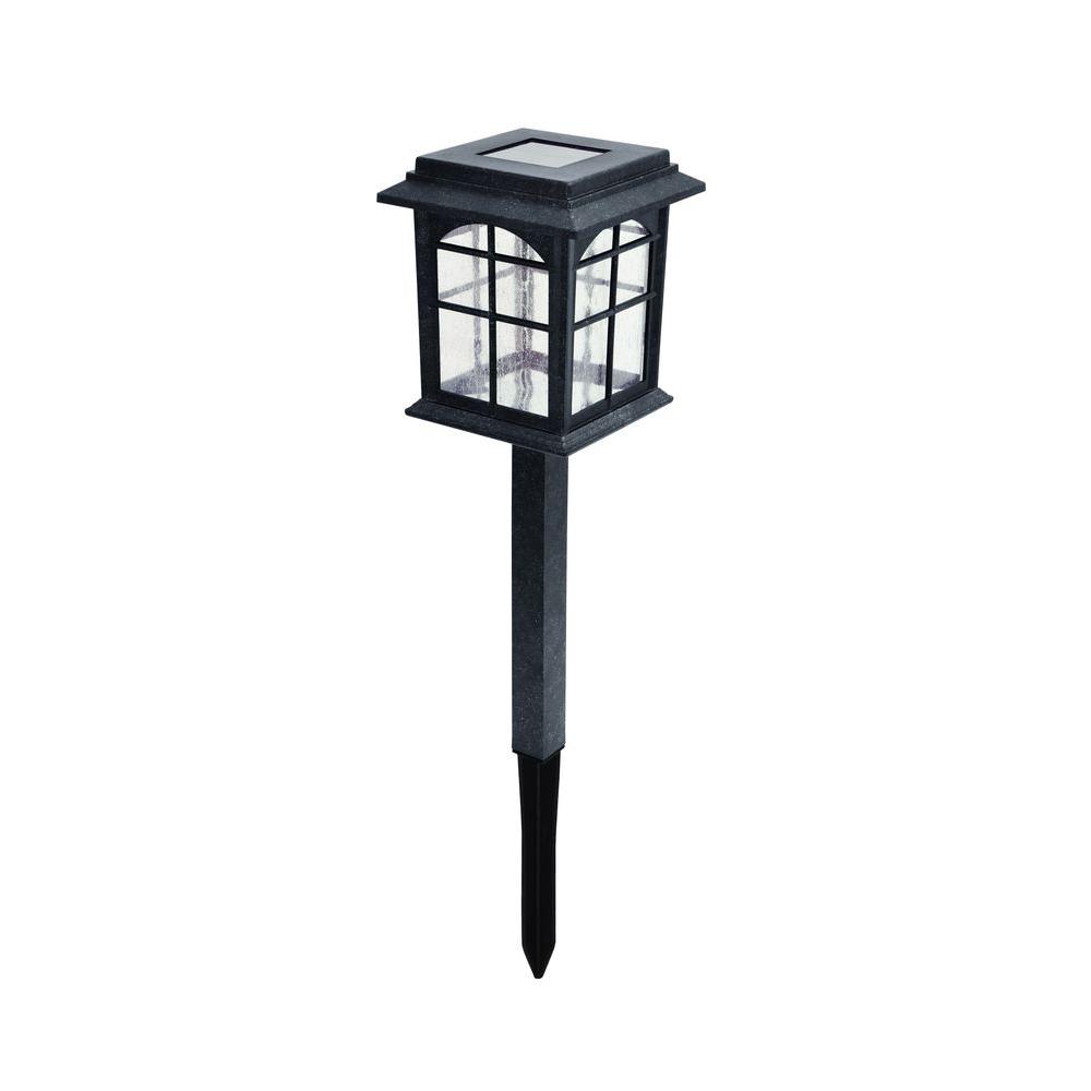 Hampton Bay Solar Pathway Light (4-Pack)