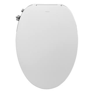 ROSWELL Taranto Quick-Release Hinges Elongated Toilet Seat in White 801020-TS-WH