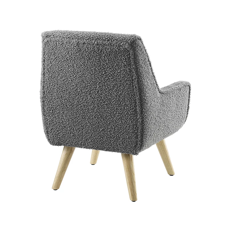 Kids Linon Crane Sherpa Arm Chair