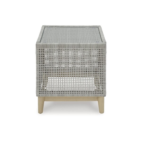 Signature Design by Ashley Seton Creek Gray Outdoor End Table