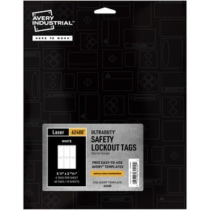 Avery AVE62400 UltraDuty Lock Out Tag Out Hang Tag...