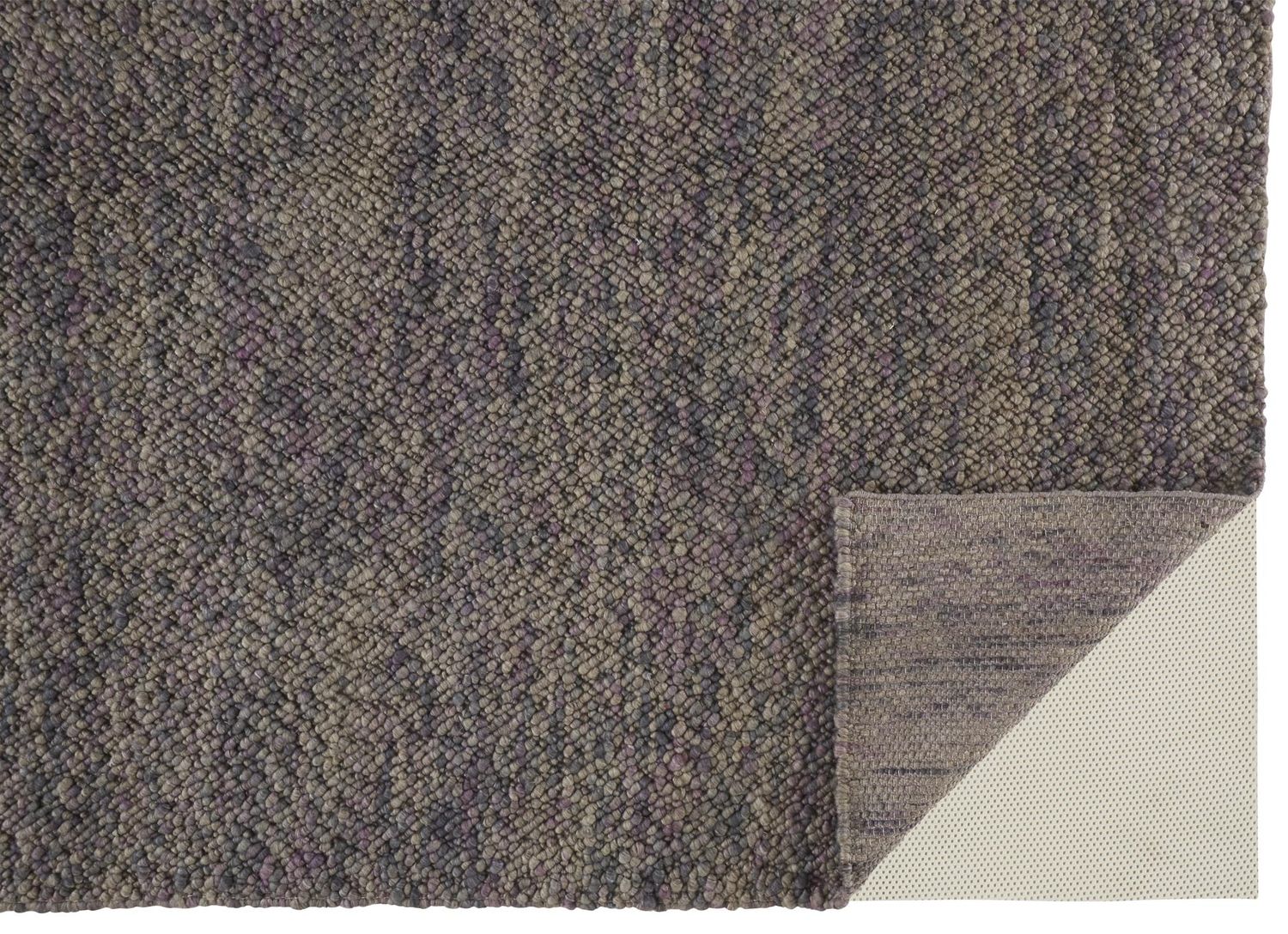 Genet Hand Woven Purple and Beige Rug by BD Fine