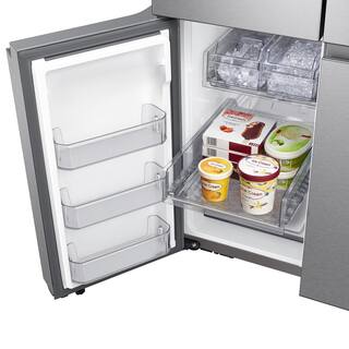  22.9 cu. ft. 4-Door Flex French Door Smart Refrigerator in Fingerprint Resistant Stainless Steel Counter Depth RF23A9071SR